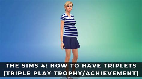 how to have triplets on the sims 4|sims 4 triplet pose pack.